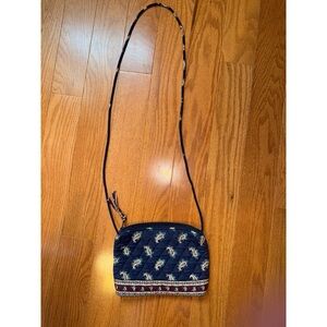 Vera Bradley Navy Floral Crossbody Bag